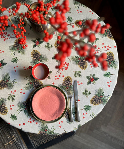 Bawełniany świąteczny obrus